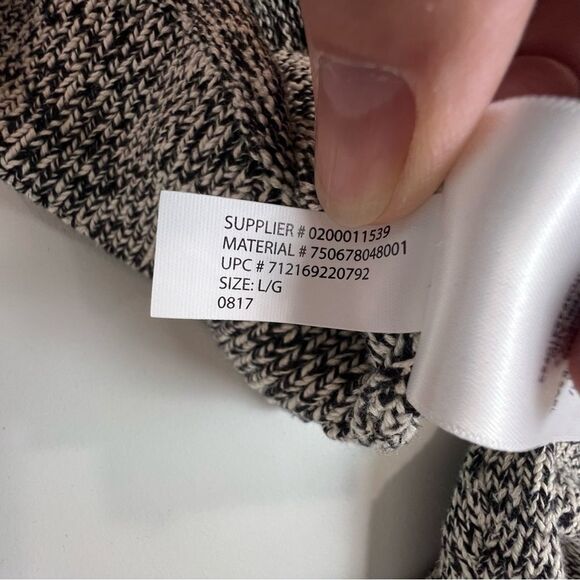 Chaps Ralph Lauren Mock Neck Fair Isle Ski Grandpa Cotton Sweater EUC Large - Picture 9 of 9